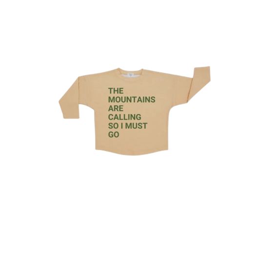 Snow Much Fun Long Sleeve Mountains Are Calling Graphic Tee