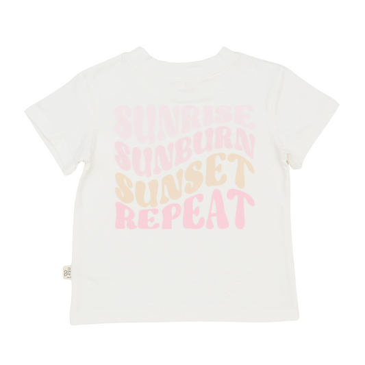 Sunrise Graphic Tee | Pink