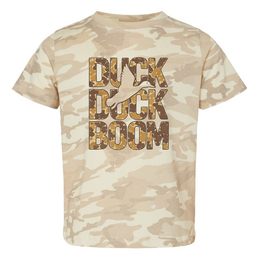 Duck, Duck Boom Camo Graphic Tee