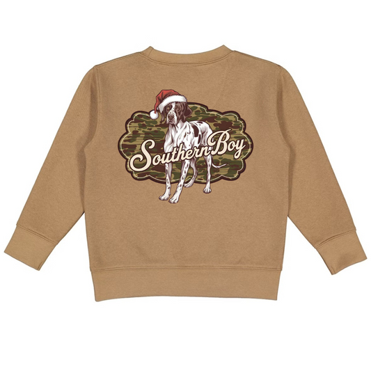 Southern Boy Holiday Crewneck Pullover