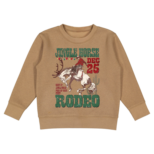 Jingle Horse Holiday Version Crewneck Pullover