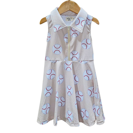 Courtside Collared Cutie Activewear Dress in Grand Slam