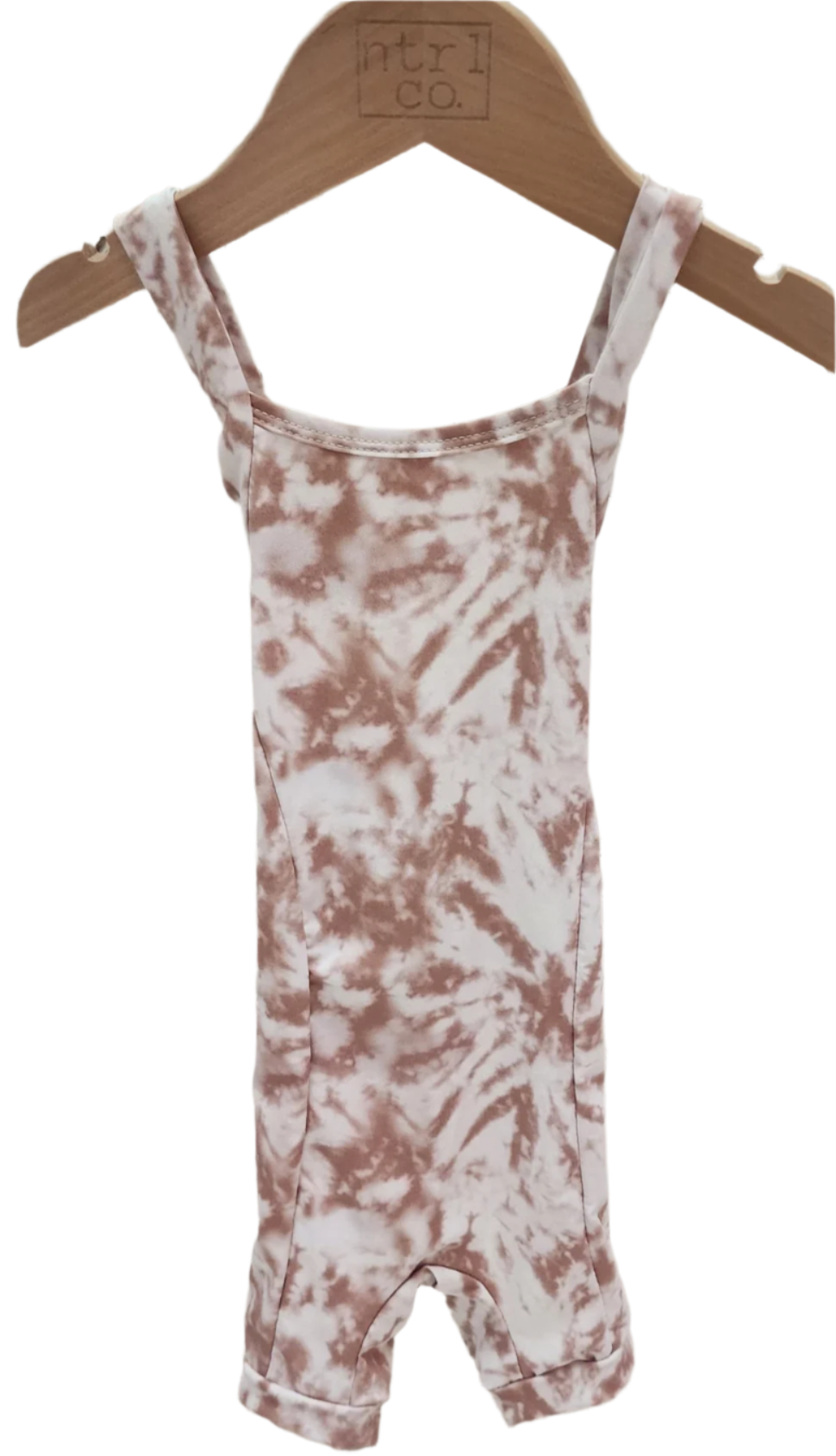 Tie Dye Unitard in Cocoa Vanilla