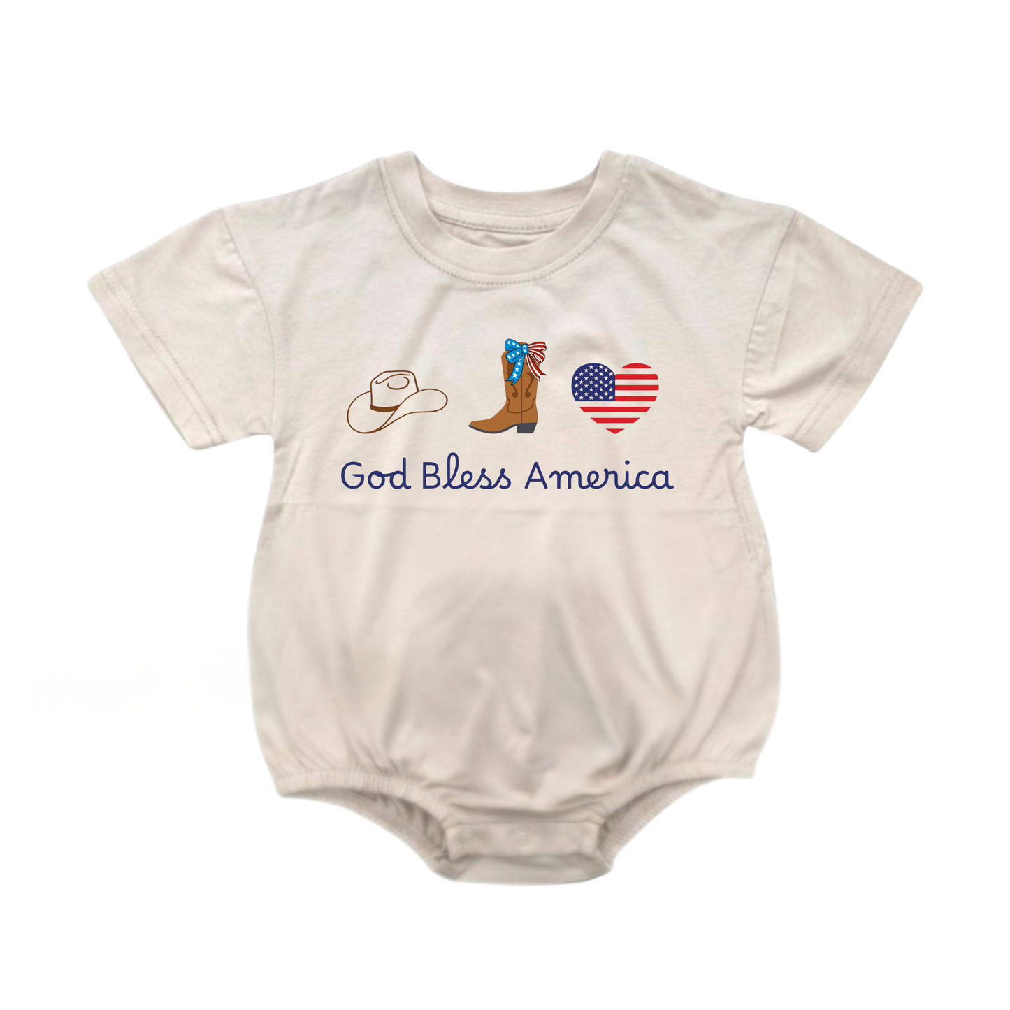 GOD BLESS AMERICA GRAPHIC BUBBLE
