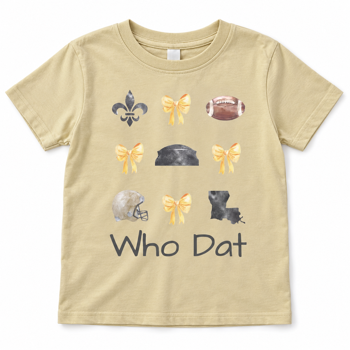 Who Dat Bows Graphic Tee