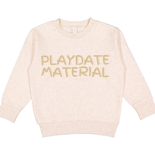 Playdate Material Sweatshirt