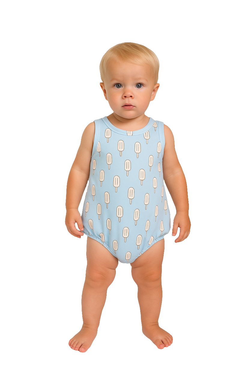 Surfside Sleeveless Bubble | Seaside Sweets | Blue