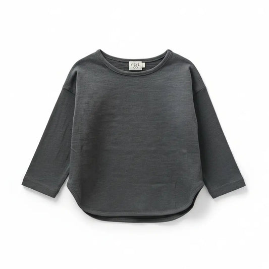 Long Sleeve Tee in Deep Autumn Evergreen | Sustainable | Fall