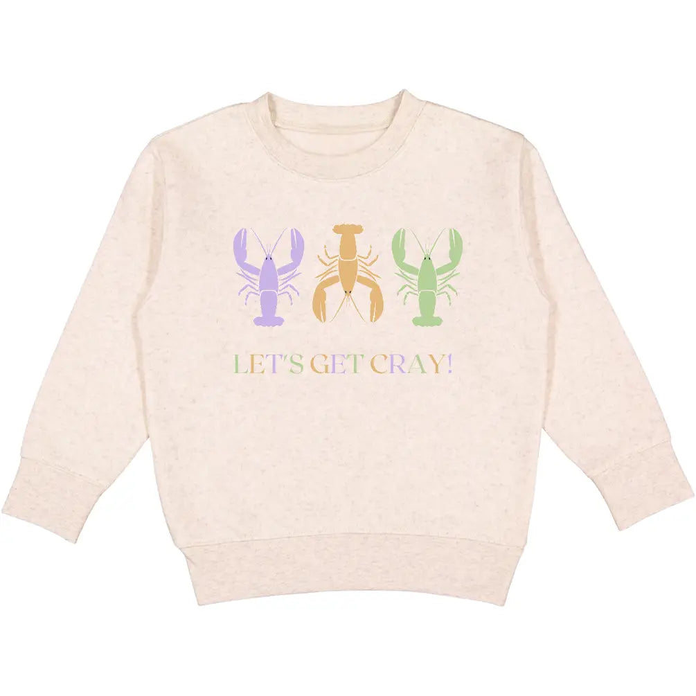 Let's Get Cray Mardi Gras Crewneck