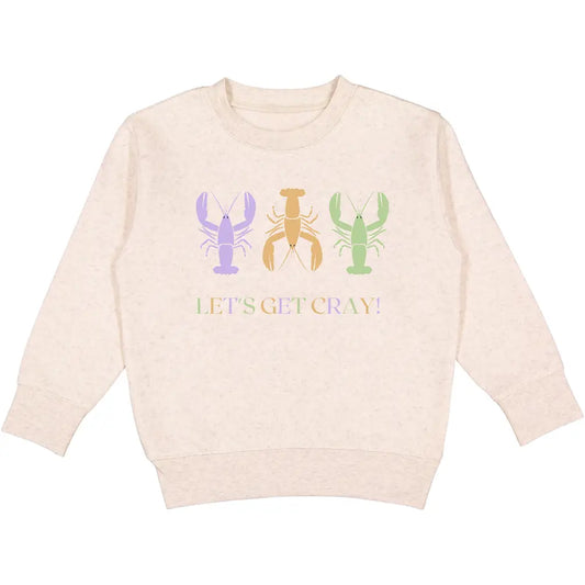 Let's Get Cray Mardi Gras Crewneck