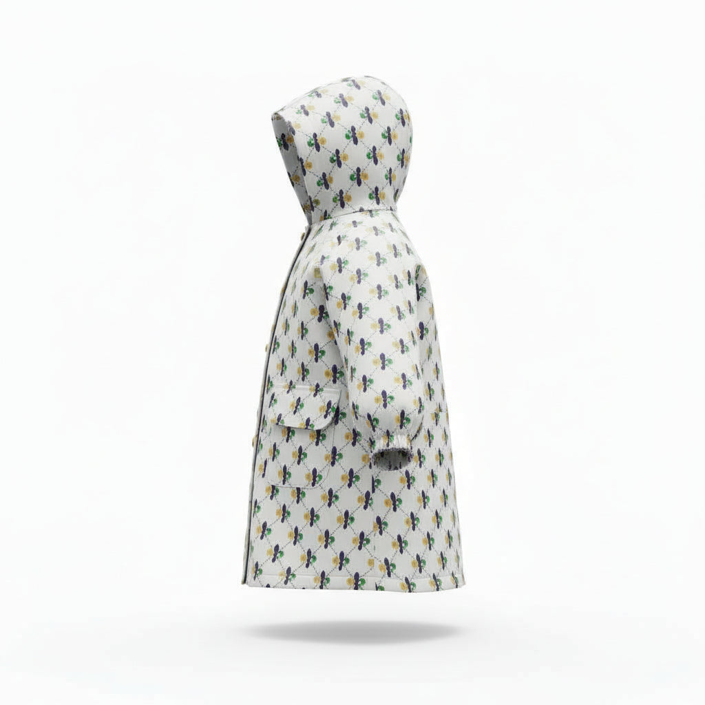 "Fleur de Fun" Raincoat & Matching Storage Bag