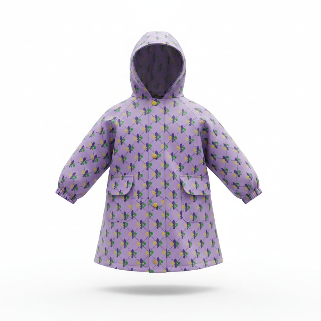 "Fleur de Fun" Raincoat & Matching Storage Bag