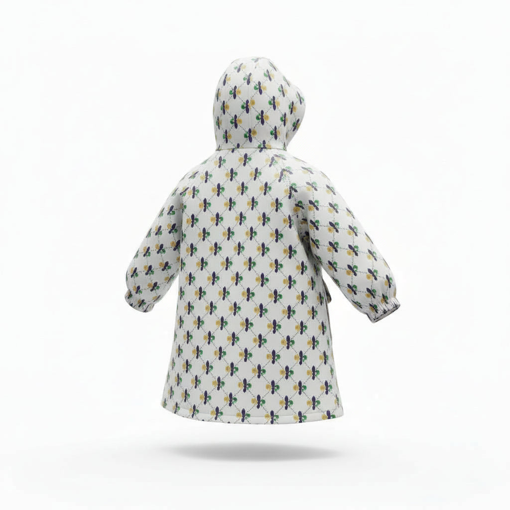 "Fleur de Fun" Raincoat & Matching Storage Bag