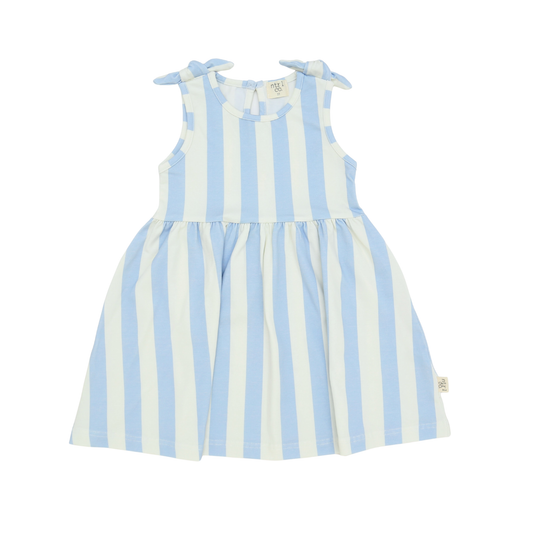 Tide With Love Sleeveless Twirl Dress | Beach Lines | Blue