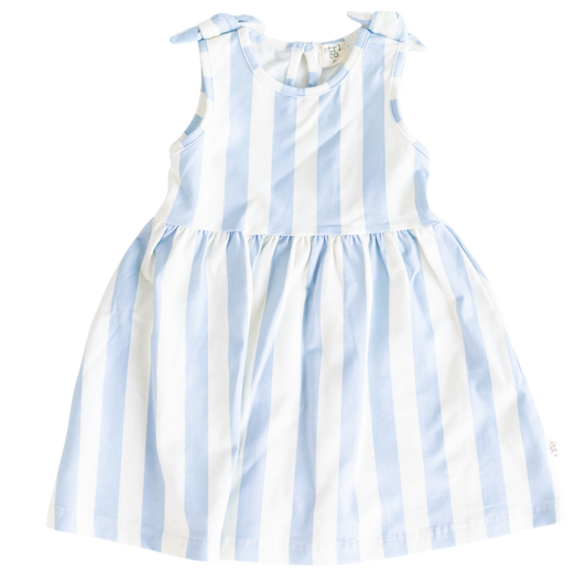 Tide With Love Sleeveless Twirl Dress | Beach Lines | Blue