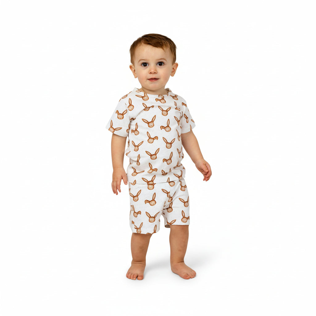 Hunny Bunny 2 Piece Short Set Pajamas
