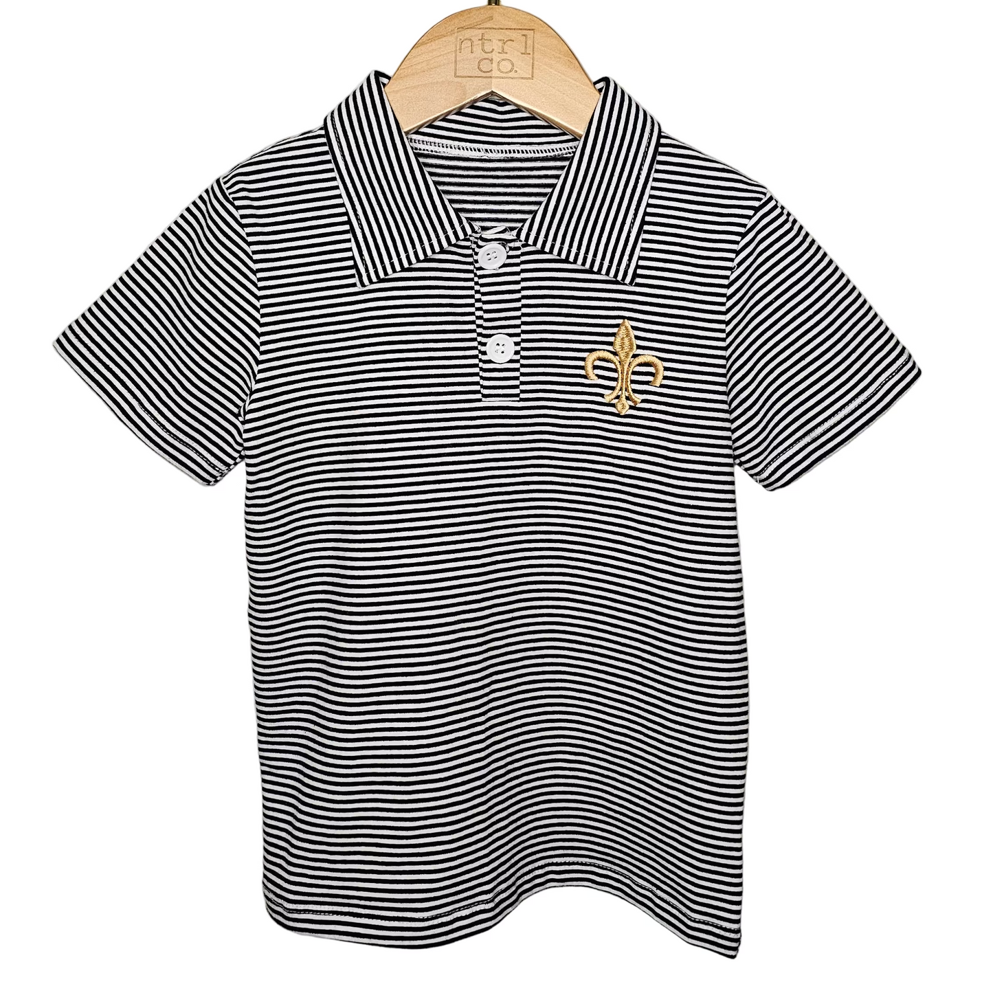 Gameday Polo Saints Stripes