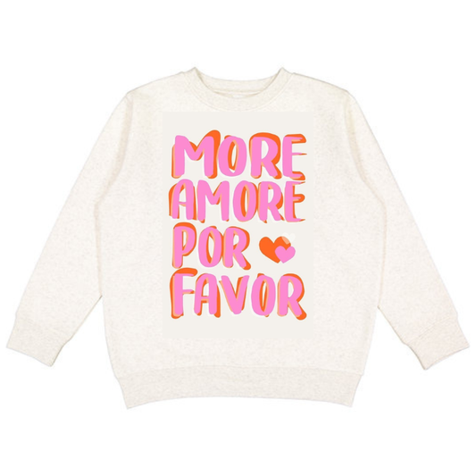 More Love Please Graphic Crewneck