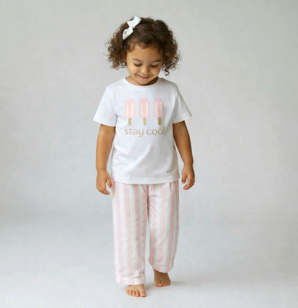 Beach Lines Lounge Pants | Pink Sands