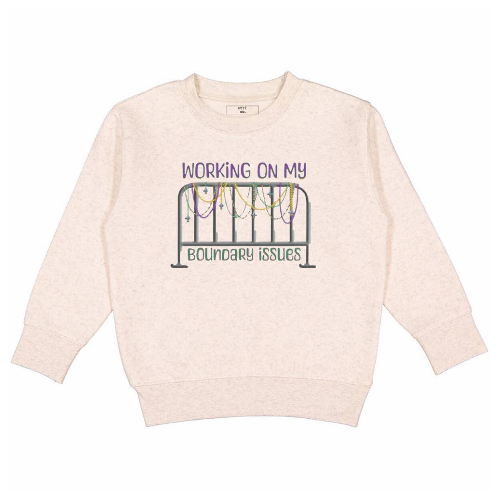 No Boundaries Mardi Gras Crewneck Pullover