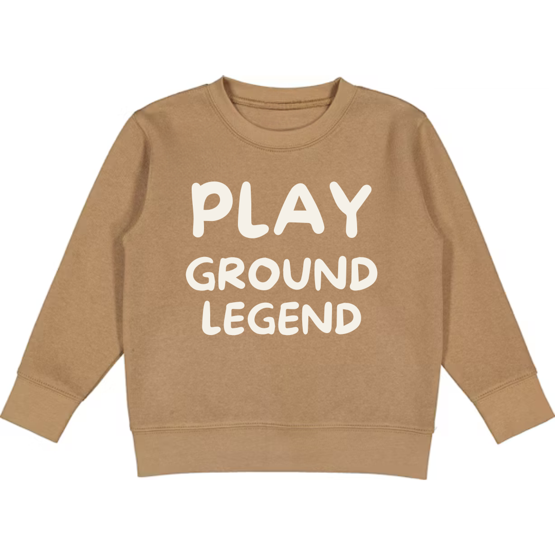PlayGround Legend Graphic Crewneck Pullover | Gender-Neutral