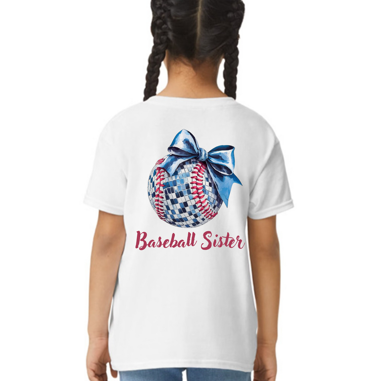 Baseball Sister Short Sleeve Graphic Tee