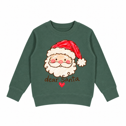 Dear Santa Christmas Graphic Crewneck Sweatshirt