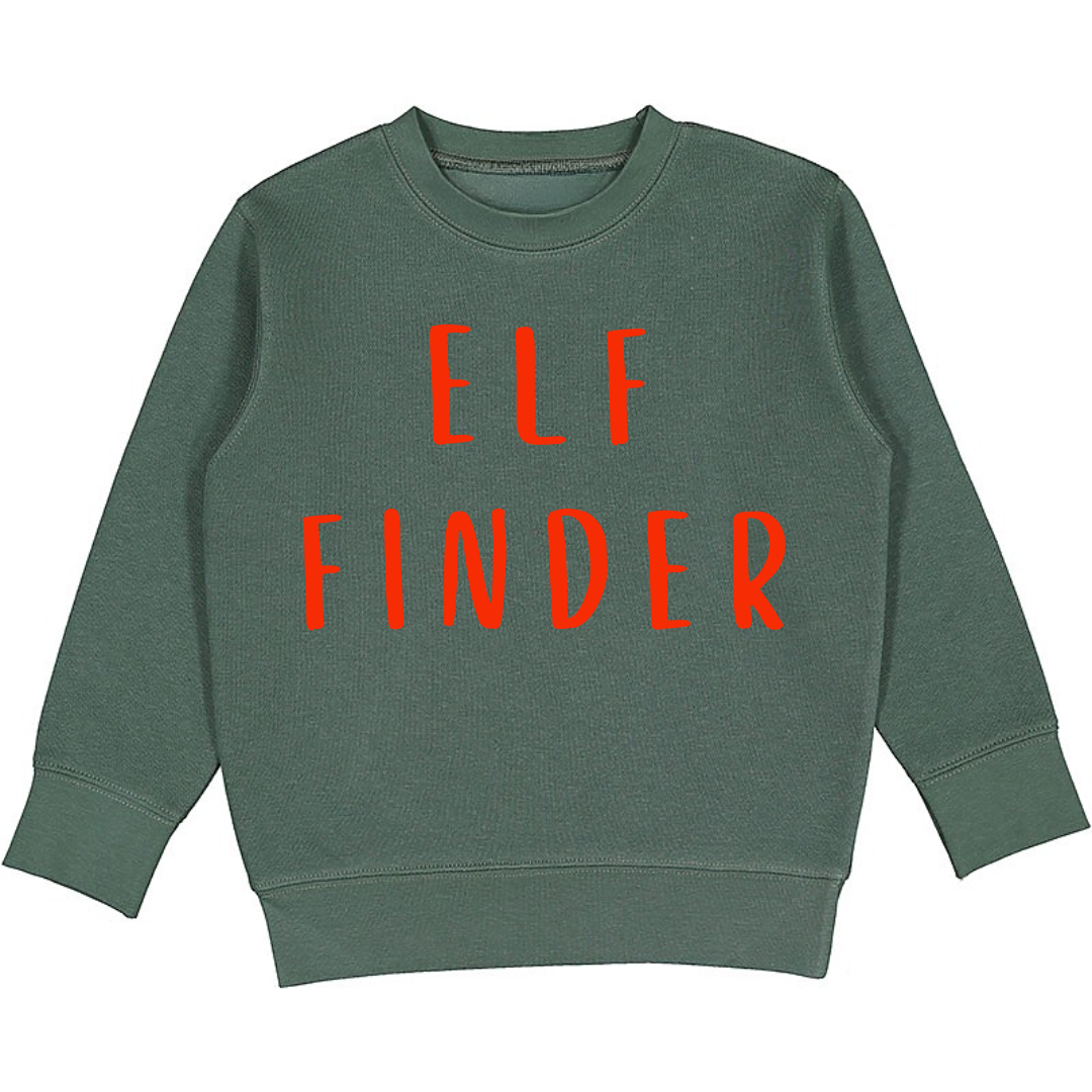 Elf Finder Graphic Crewneck Pullover