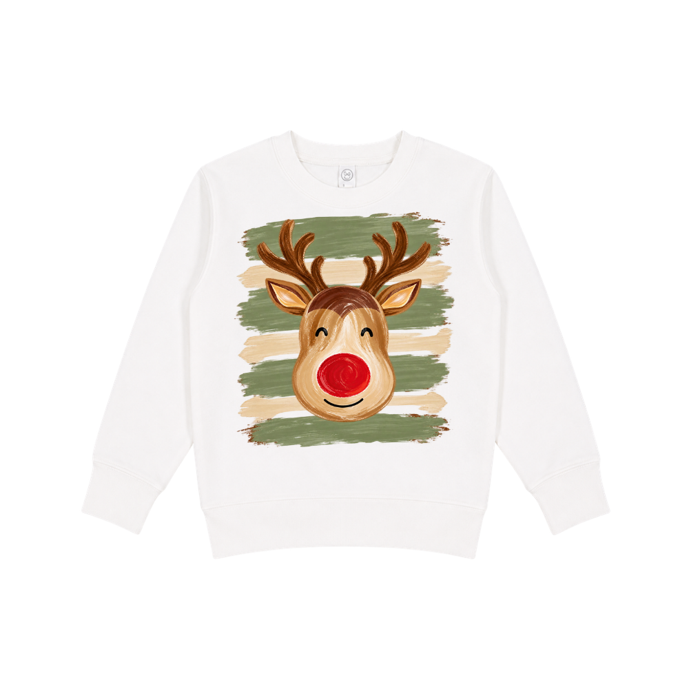 Vintage Rudolph Christmas Reindeer Graphic Crewneck