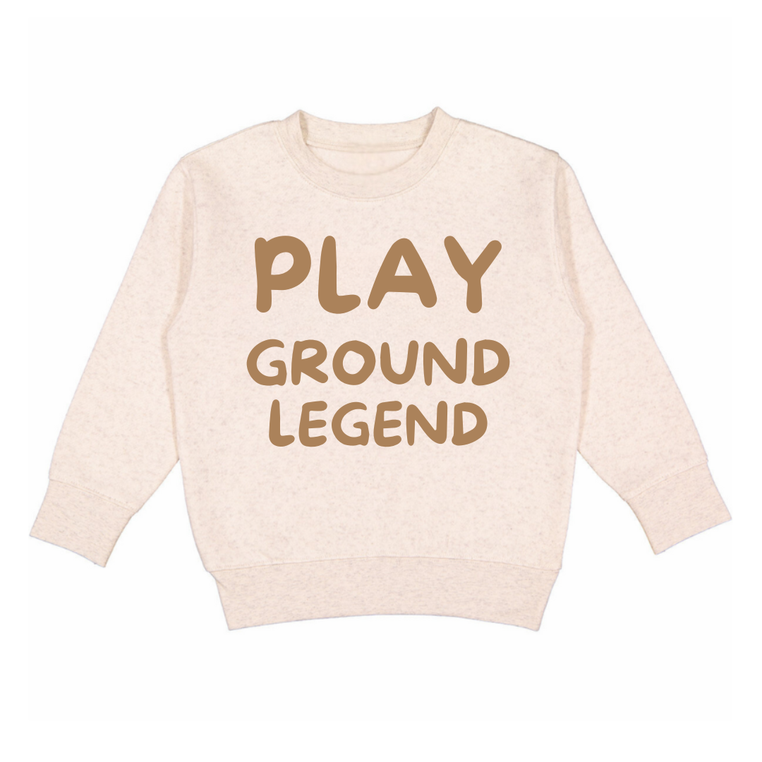 PlayGround Legend Graphic Crewneck Pullover | Gender-Neutral