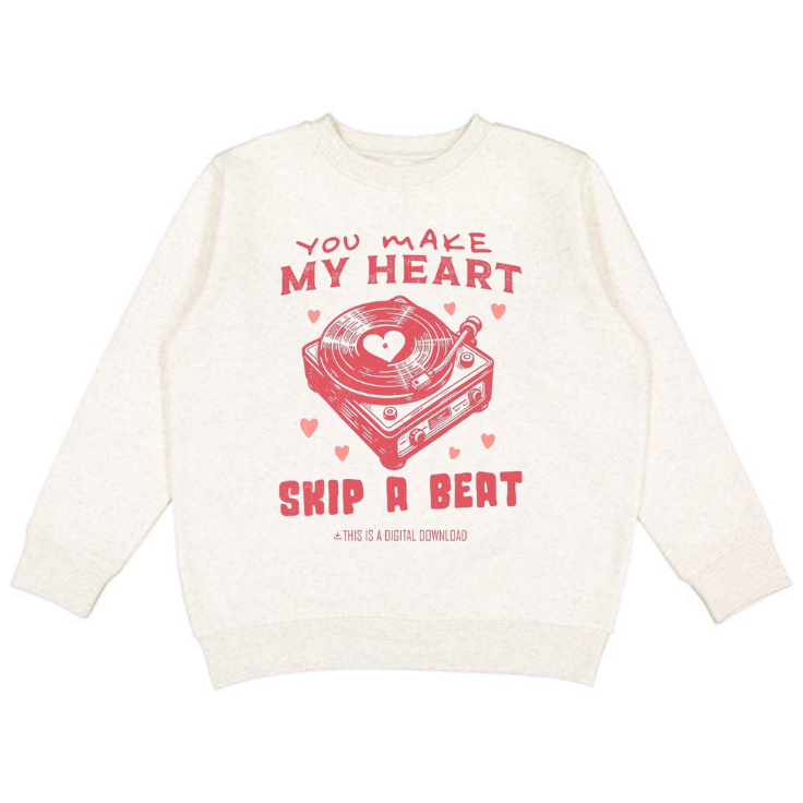 Skip A Beat Graphic Crewneck