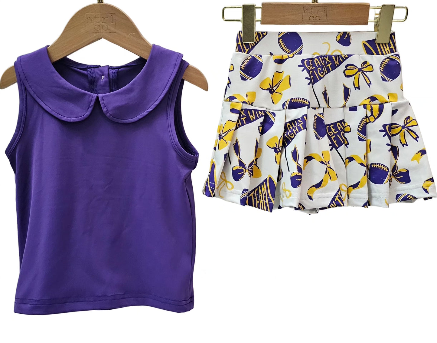 Geaux, Fight, Win Cheer Set