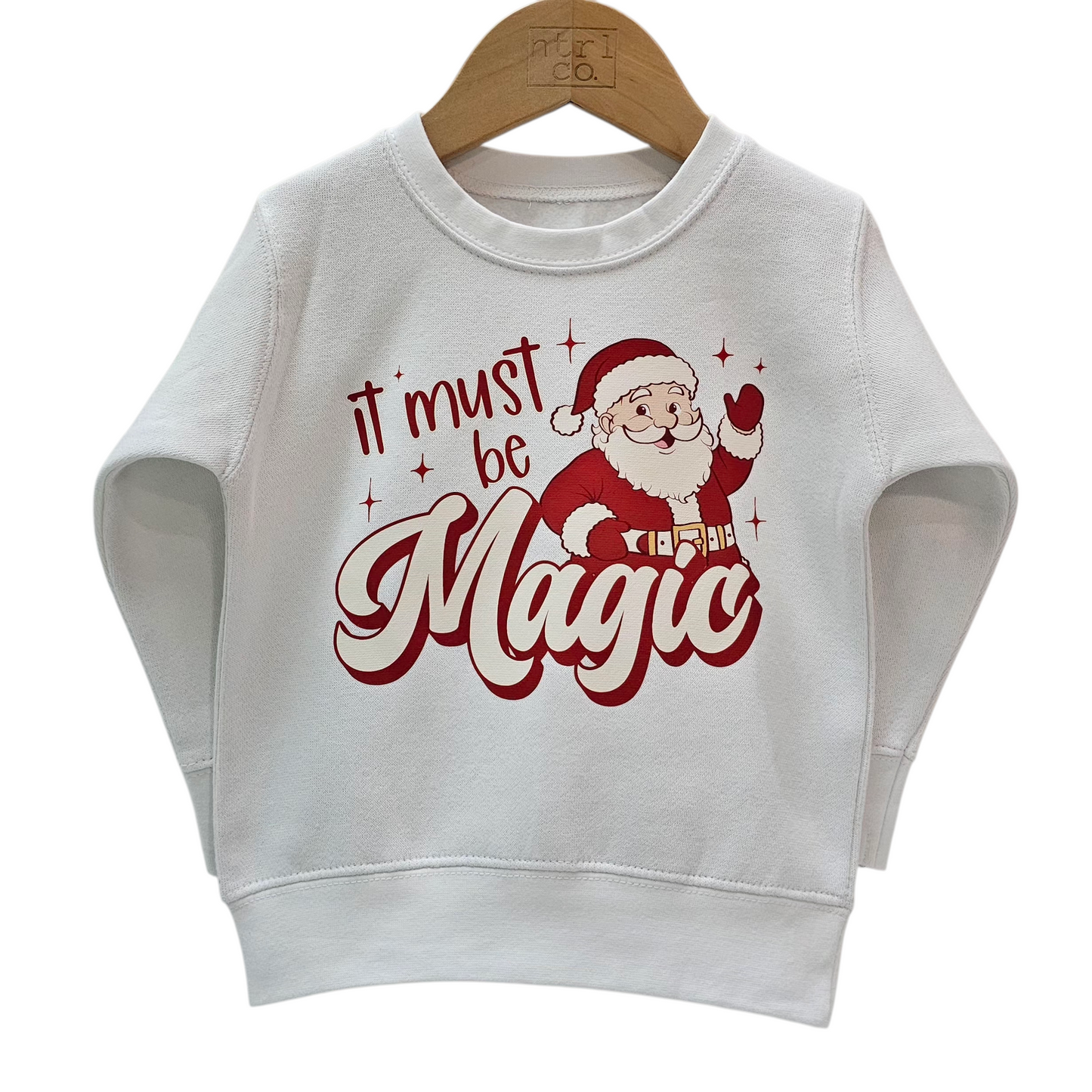 It Must Be Magic Holiday Graphic Crewneck Pullover