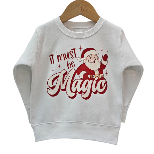 It Must Be Magic Holiday Graphic Crewneck Pullover