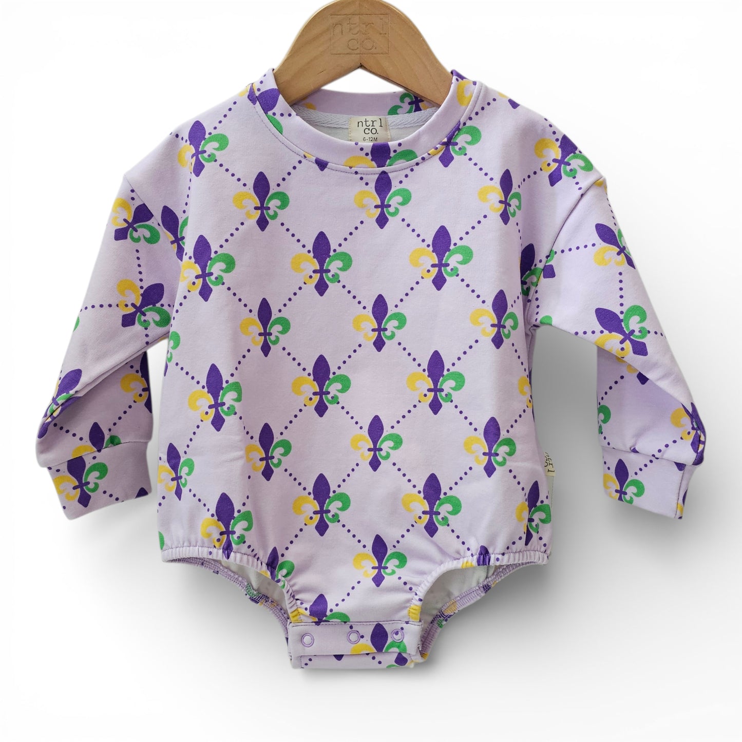 Fleur De Lis Classic Bubble | Mardi Gras