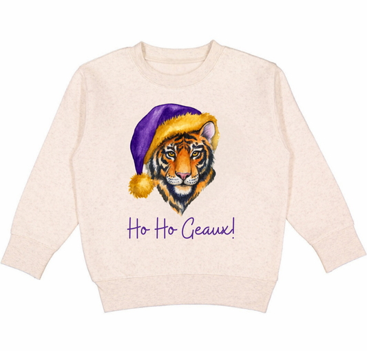 Ho, Ho, Geaux! Graphic Crewneck