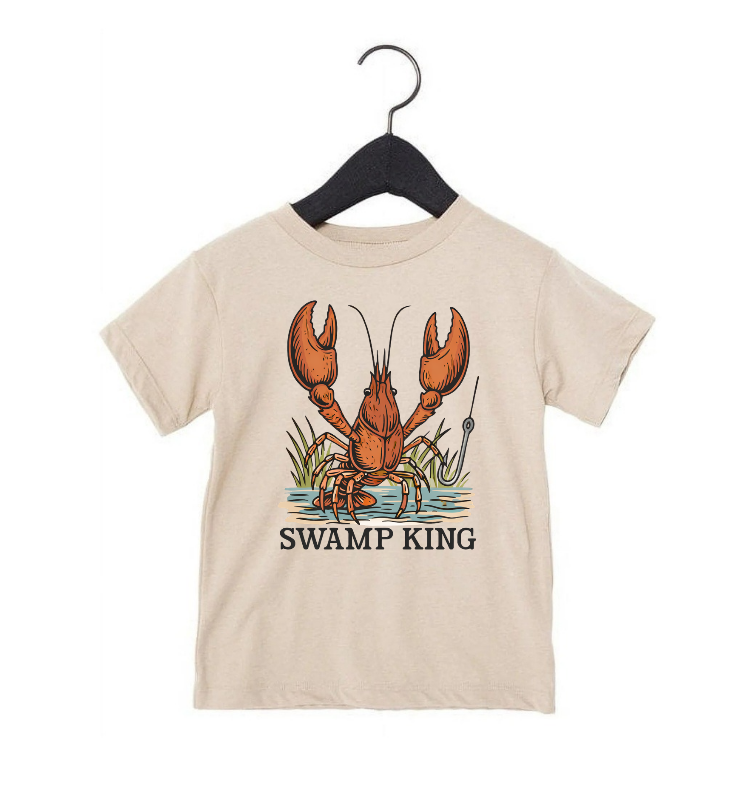 Swamp King Graphic Tee | Cajun Crawfish