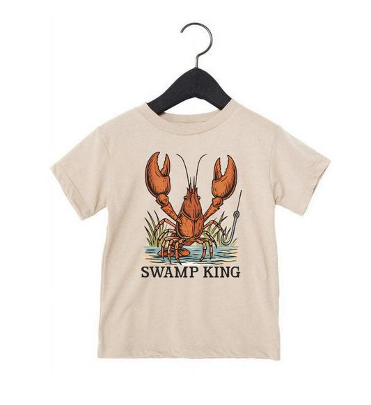 Swamp King Graphic Tee | Cajun Crawfish