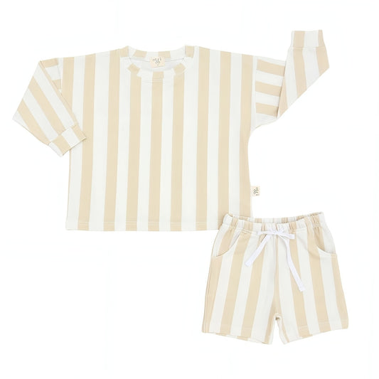 Hampton Set | Beach Lines | Tan