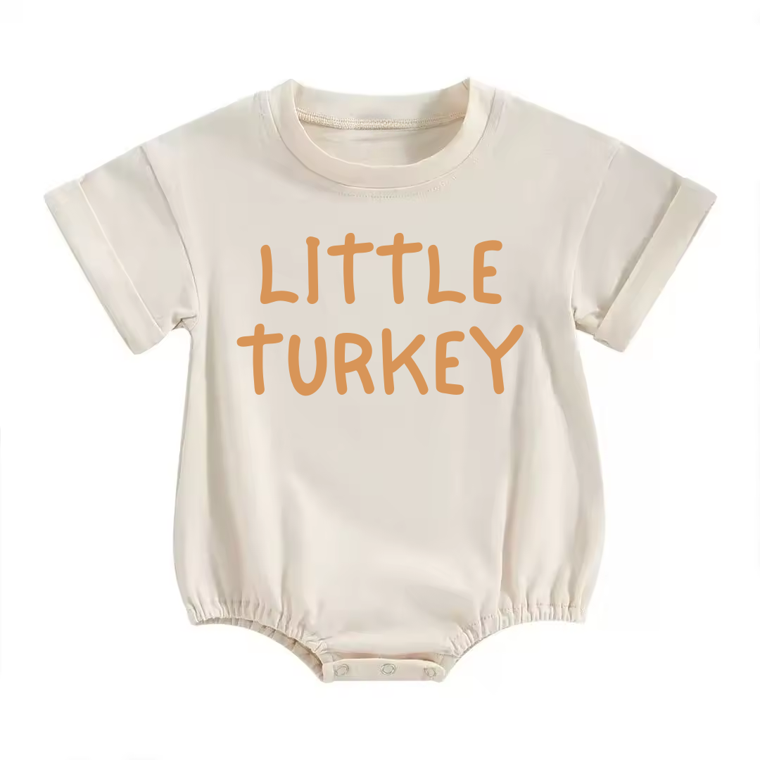 Little Turkey Holiday Graphic Bubble