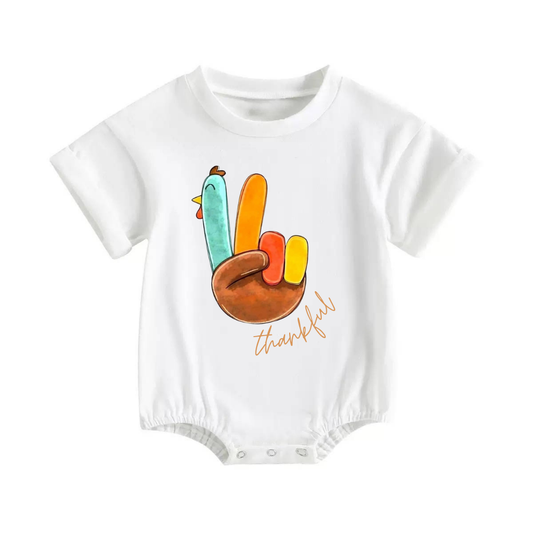 Thankful Turkey Holiday Graphic Bubble