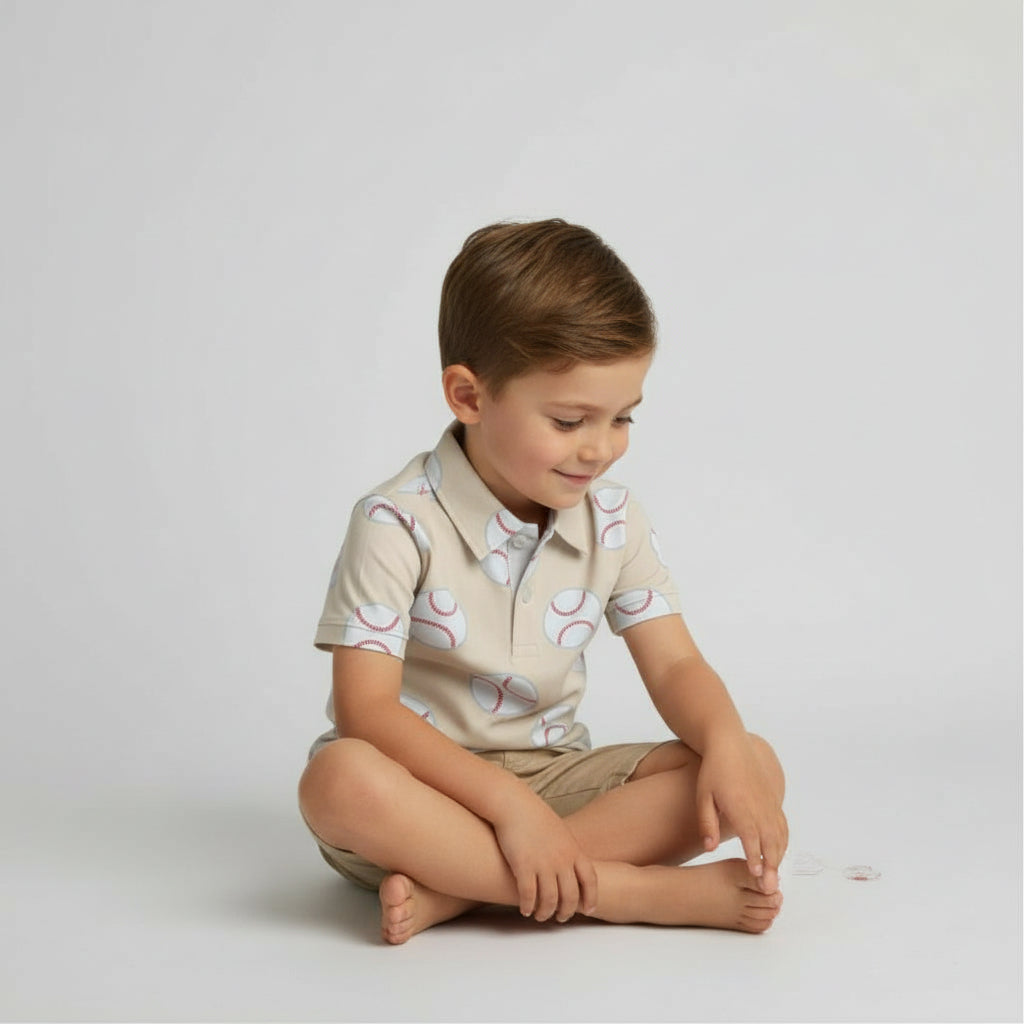 Short Sleeve Polo in Grand Slam
