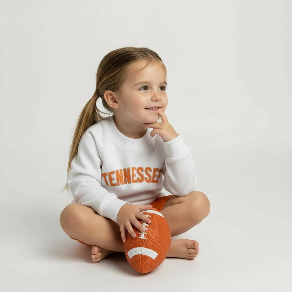 Tennessee White Crewneck Pullover