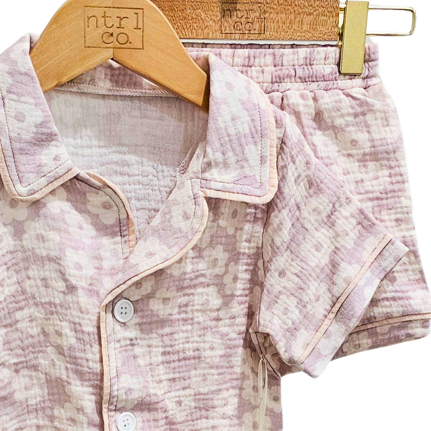 Daisy Pajama Short Set